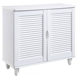 Shoe Cabinet 2 Doors E83720.3 77x33x70cm White WHITE