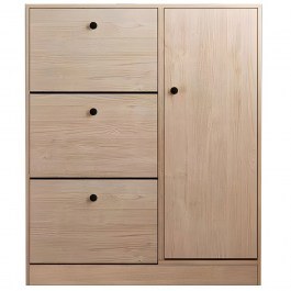 Shoe rack E834.2 100x24x112cm Natural NATURAL