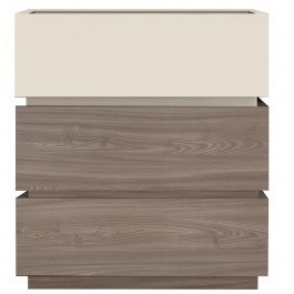 Vanity Chest of Drawers E7352,2 60x40x66cm Walnut-Ecru WALNUT-ECRU