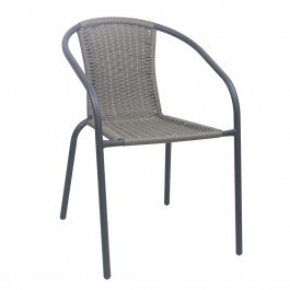 Πολυθρόνα Στοιβαζόμενη Baleno-W Ε2401,30 52x60x72cm Anthracite-Grey ANTHRACITE-GREY