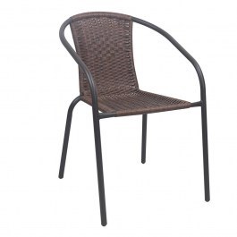 Πολυθρόνα Στοιβαζόμενη Baleno-W Ε2401,0 52x60x72cm Brown BROWN