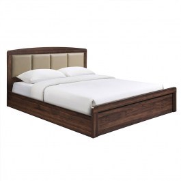 Κρεβάτι Διπλό Caliber (Για Στρώμα 150x200cm) Ε73861,2 158x210x100cm Walnut WALNUT