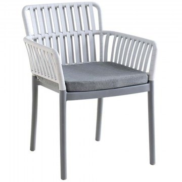 Πολυθρόνα Sylvia Ε3157,1 56x61x80cm Light Grey-Anthracite