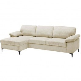 Corner Sofa (Right Corner) Cyril Ε9583,20 267x132x84cm Beige BEIGE