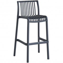 Σκαμπό Μπαρ Modena Ε3902,2 50x50x100cm Anthracite ANTHRACITE
