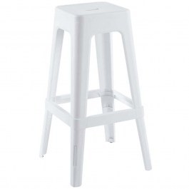 Bar Stool Relix Ε51900 42x42x76cm White WHITE