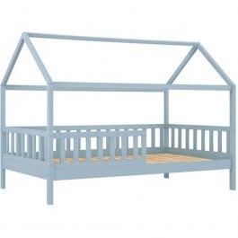 Children's Bed Dream Montessori (For Mattress 90x190cm) ΕΚ701,3 97x197x129cm Blue BLUE
