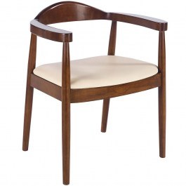 Πολυθρόνα Sara Ε7709,1Κ 60x53x76cm Walnut-Ecru WALNUT