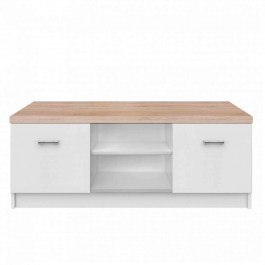 Tv Furniture 2D White-Sonoma 120X42X46 Cm To-2Dtvwhite SONOMA-WHITE