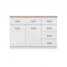 Buffet Top Mix 2D5S White-Sonoma 120X33X85 Cm To-Kom2D5Swh WHITE