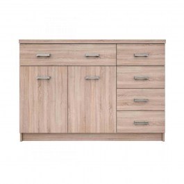 Buffet KOM 2D5S Sonoma 120X33X85 Cm To-Kom2D5S SONOMA