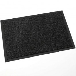 Entrance Mat Continental 44 6mm 60x80cm Black BLACK