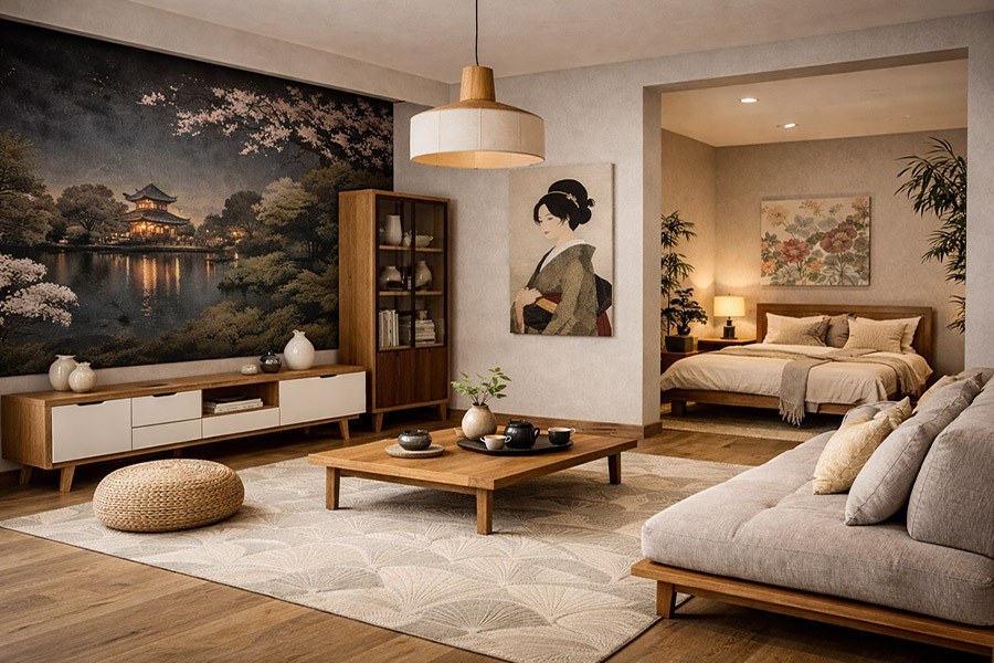 ιαπωνικό στιλ διακόσμησης - japandi style