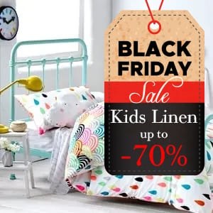Black Friday designdrops Kids Linen