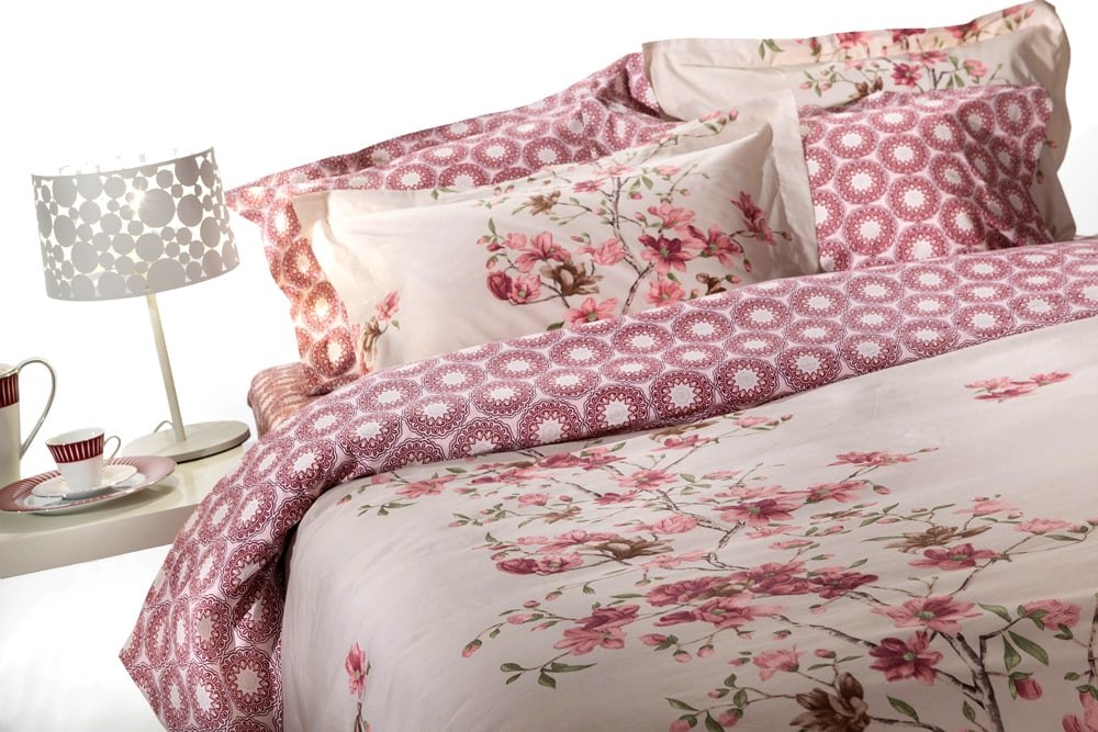 σεντόνια παπλώματα φλοράλ μαξιλαροθήκες