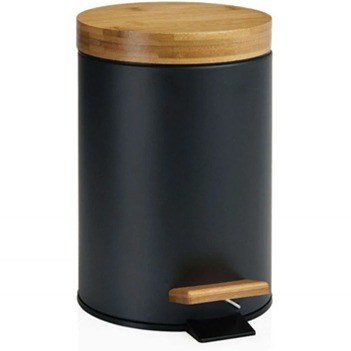 κάδος απόρριμμάτων μπάνιο μέταλλο ξύλο 