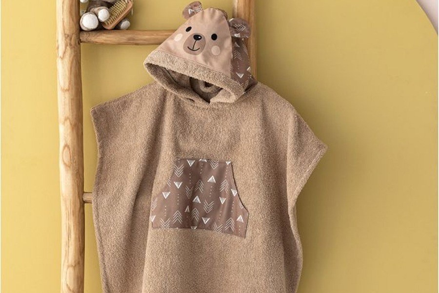 baby hooded towel poncho