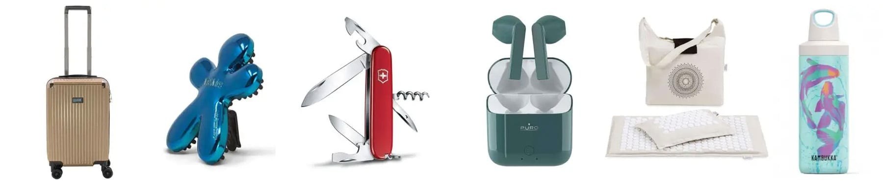 δώρα για τοξότες βαλίτσες ακουστικά σουγιάς 