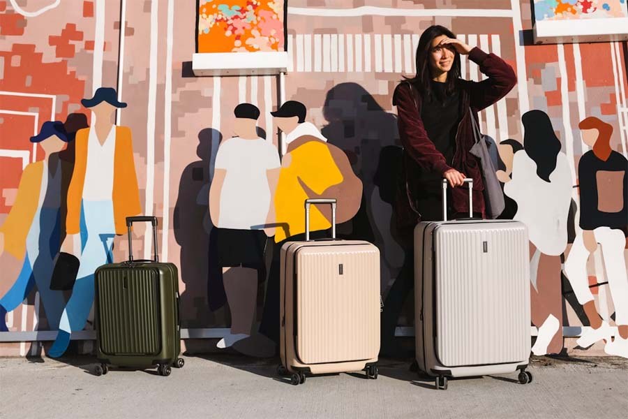 travel suitcases